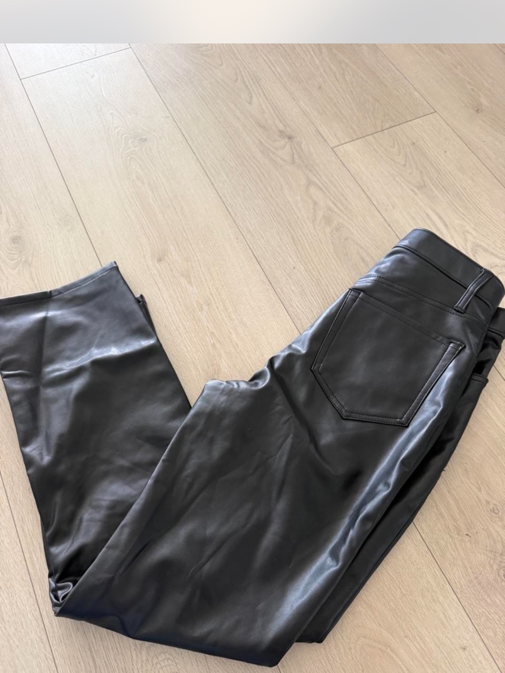 Abercrombie and Fitch black vegan Leather Pants